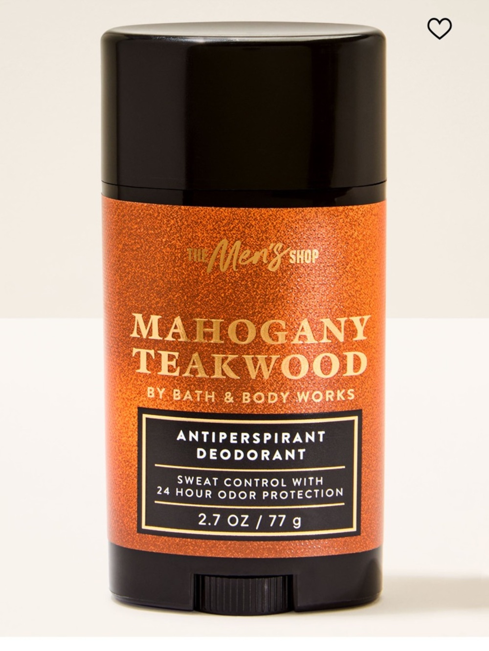 NWT Bath & Body Works Mahogany Teakwood Antiperspirant Deodorant